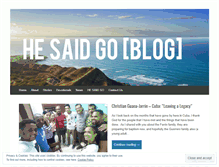 Tablet Screenshot of hesaidgoblog.org
